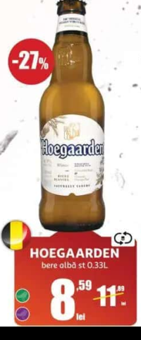 HOEGAARDEN bere albă st 0.33L