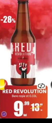 RED REVOLUTION Bere roșie st 0.33L