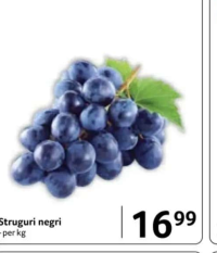 Struguri negri per kg