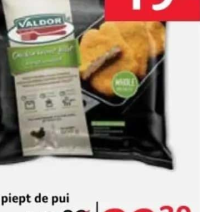 Valdor Șnițel din piept de pui 900 g