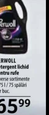 PERWOLL Detergent lichid pentru rufe 3.75 l / 75 spălări