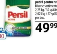 PERSIL Detergent automat pudră pentru rufe 2.25 kg / 30 spălări / 2.025 kg / 27 spălări