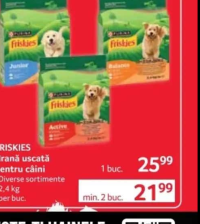 FRISKIES Hrană uscată pentru câini 2.4 kg