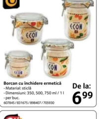 Borcan cu închidere ermetică