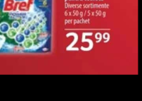 BREF Odorizant solid pentru toaletă 6 x 50 g / 5 x 50 g