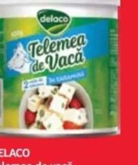 DELACO Telemea de vacă în saramură - 400 g