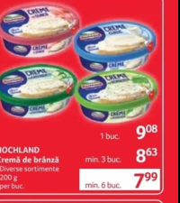 HOCHLAND Cremă de brânză diverse sortimente 200g