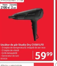 Rowenta Uscător de păr Studio Dry CV581LF0