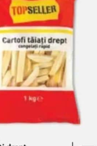 TOP SELLER Cartofi tăiați drept 1000 g