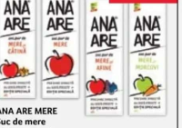 ANA ARE MERE Suc de mere 100% natural diverse sortimente 1,0 l