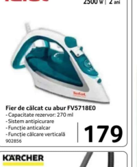 Tefal Fier de călcat cu abur FV5718E0