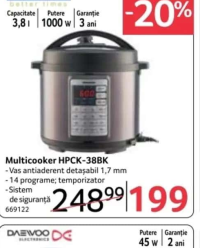 Heinner Multicooker HPCK-38BK