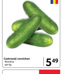 Castraveți cornichon România per kg