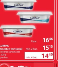 LURPAK Amestec tartinabil diverse sortimente 200g