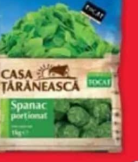 Casa Țărănească Spanac tocat porționat 1000 g