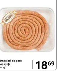 SELGROS Cârnăciori de porc proaspeți per kg