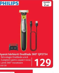 Philips Aparat bărbierit OneBlade 360° QP2734