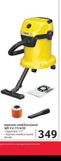 KARCHER Aspirator multifuncțional WD 3 V-17/4/20