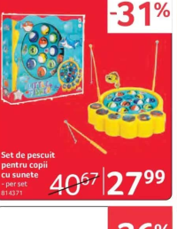 Set de pescuit pentru copii cu sunete