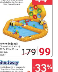 Bestway Centru de joacă 127 x 119 x 61 cm