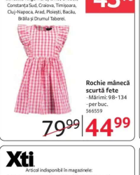 BLUE SEVEN Rochie mânecă scurtă fete Mărimi: 98-134