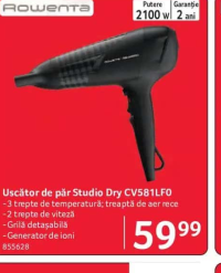 ROWENTA Uscător de păr Studio Dry CV581LF0