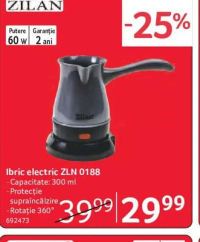 ZILAN Ibric electric ZLN 0188 300 ml 60 w