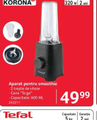 KORONA Aparat pentru smoothie 600 ml 320 w