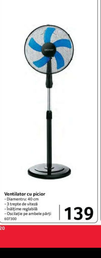 Zelmer Ventilator cu picior 40cm