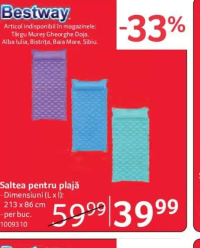 Bestway Saltea pentru plajă 213 x 86 cm