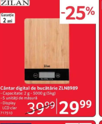 ZILAN Cântar digital de bucătărie ZLN8989 5 kg