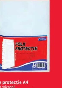 File protecție A4 100 buc./set