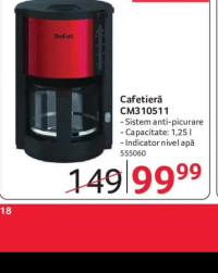 Tefal Cafetieră CM310511 1.25 l 1100 w