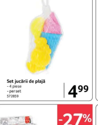 Set jucării de plajă 4 piese