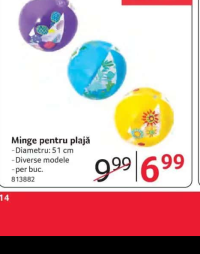 Bestway Minge pentru plajă 51 cm
