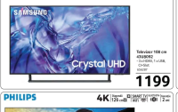 Samsung Televizor 108 cm 43U8092 Crystal UHD