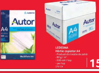 LEDESMA Hârtie copiator A4 500 coli/top