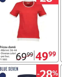 BLUE SEVEN Tricou damă