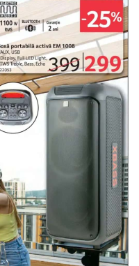 Electro Mures Boxă portabilă activă EM 1008