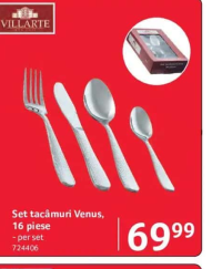 Villarte Set tacâmuri Venus, 16 piese
