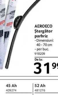BOSCH AEROECO Ștergător parbriz 40-70 cm