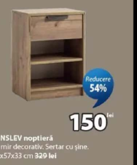 JENSLEV noptieră 41x57x33 cm