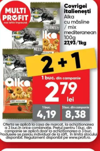 Alka Covrigei italienești cu măsline / mix mediteranean 100g