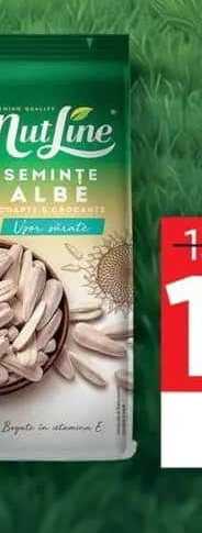 Nutline Semințe de floarea soarelui albe ușor sărate 200g
