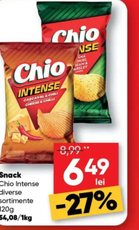 Chio Snack Intense diverse sortimente 120g