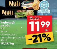 Nuii Înghețată pe băț lemon cheesecake / anatolian pistachio 90ml
