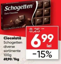 Schogetten Ciocolată diverse sortimente 100g