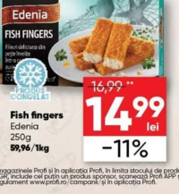 Edenia Fish fingers 250g