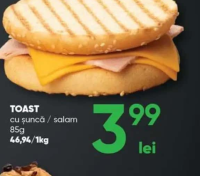 Ceva Gustos TOAST cu șuncă / salam 85g