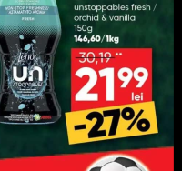 Lenor Perle parfumate Unstoppables fresh / orchid & vanilla 150g